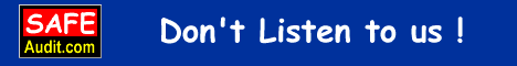 Join SAFE-Audit: listen to our advertisers!